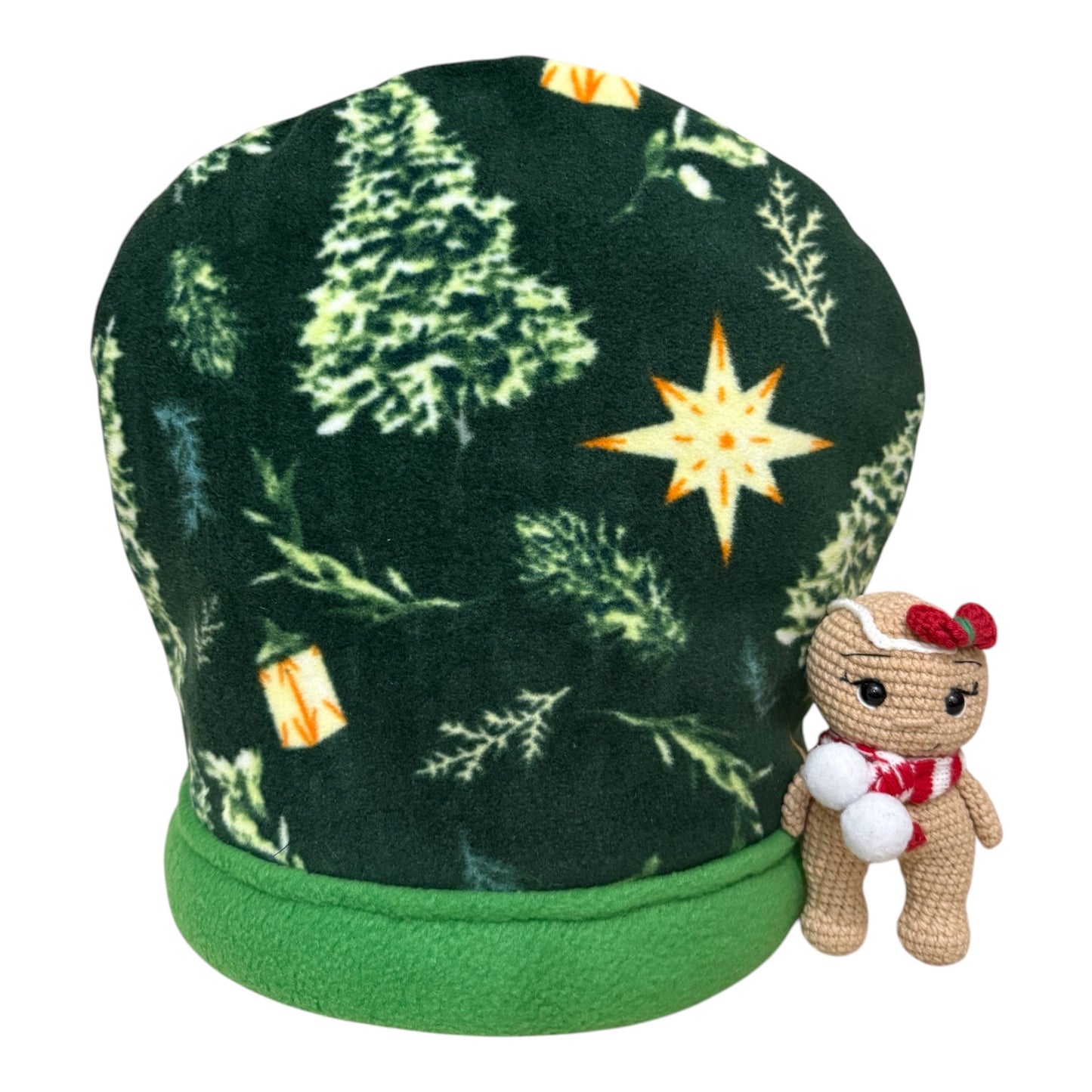 Žalia kumštinukė „Kalėdinė eglutė“ – flisinis guolis jūrų kiaulytei