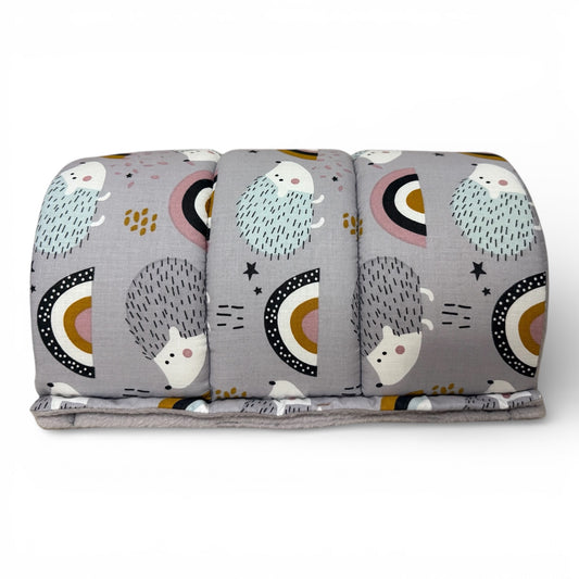 Šiltnamis – tunelio formos flisinis guolis jūrų kiaulytei, pilkas su ežiukais