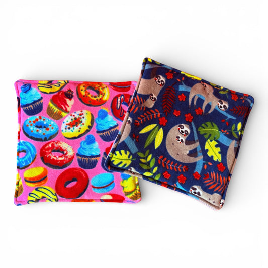 Pašikniukai jūrų kiaulytei (2 vnt) | Flisiniai paklotukai narvui, spurgos ir tinginiai