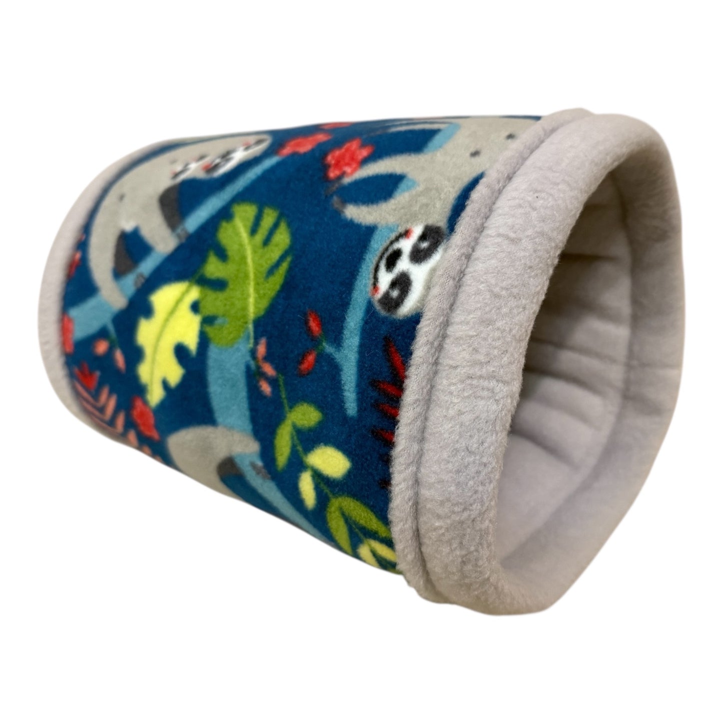 Flisinis tuneliukas jūrų kiaulytei – pilkas su tinginiais