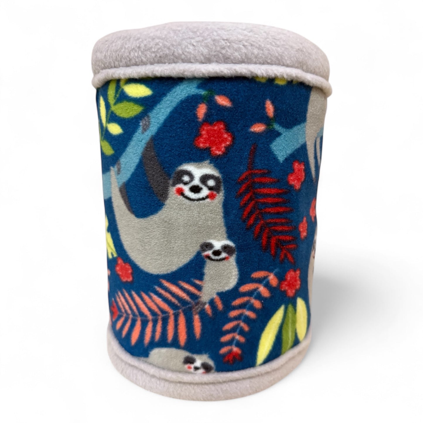 Flisinis tuneliukas jūrų kiaulytei – pilkas su tinginiais