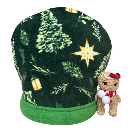 Žalia kumštinukė „Kalėdinė eglutė“ – flisinis guolis jūrų kiaulytei