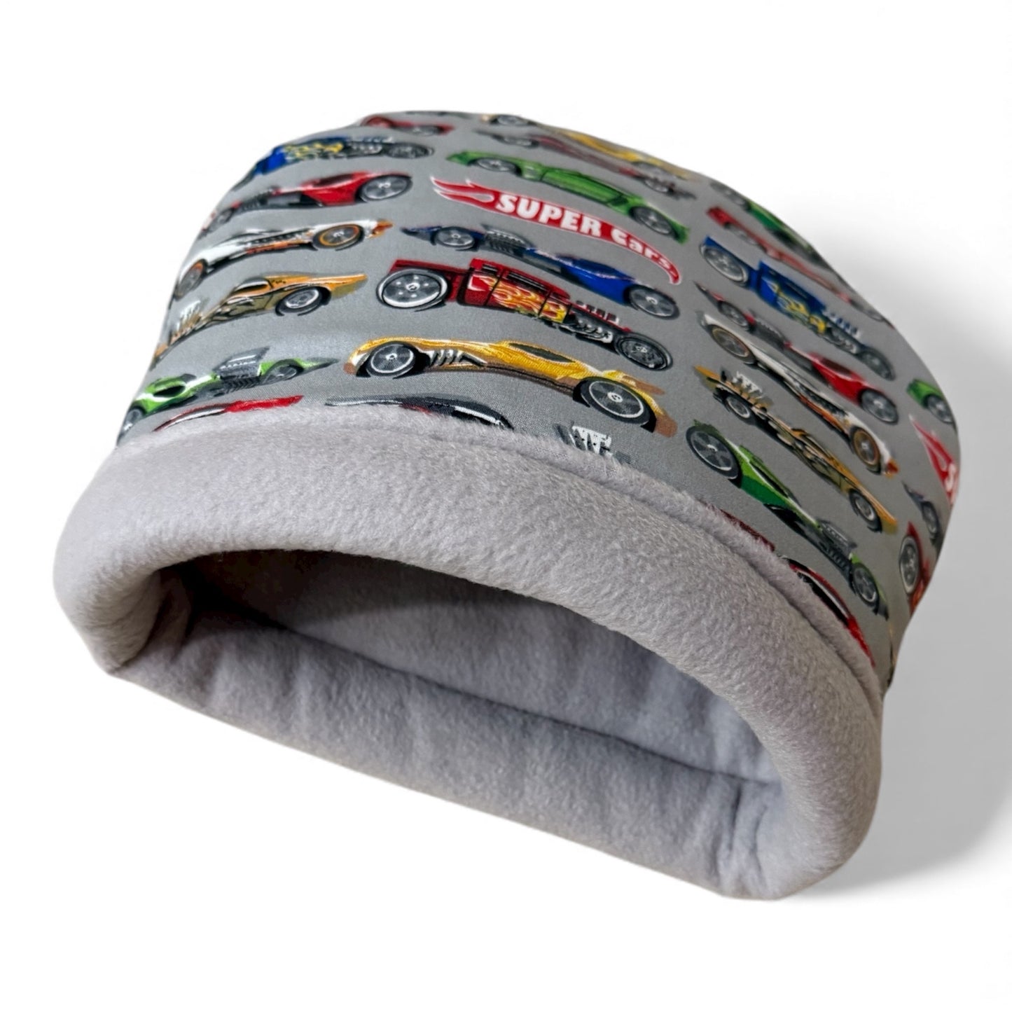 Flisinis guolis Kumštinukė jūrų kiaulytei | Pilkas su mašinomis