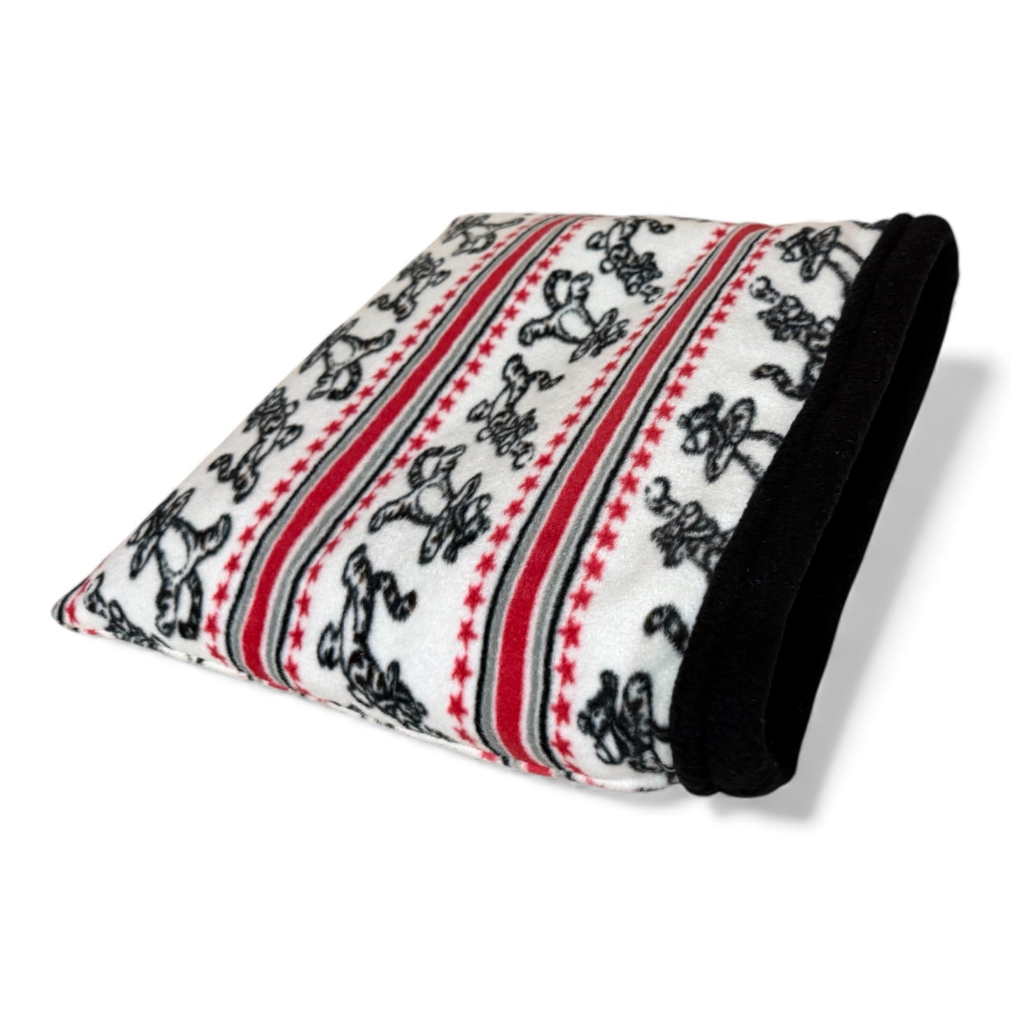 Flisinis guolis–miegmaišis jūrų kiaulytei – juodas su tigrais