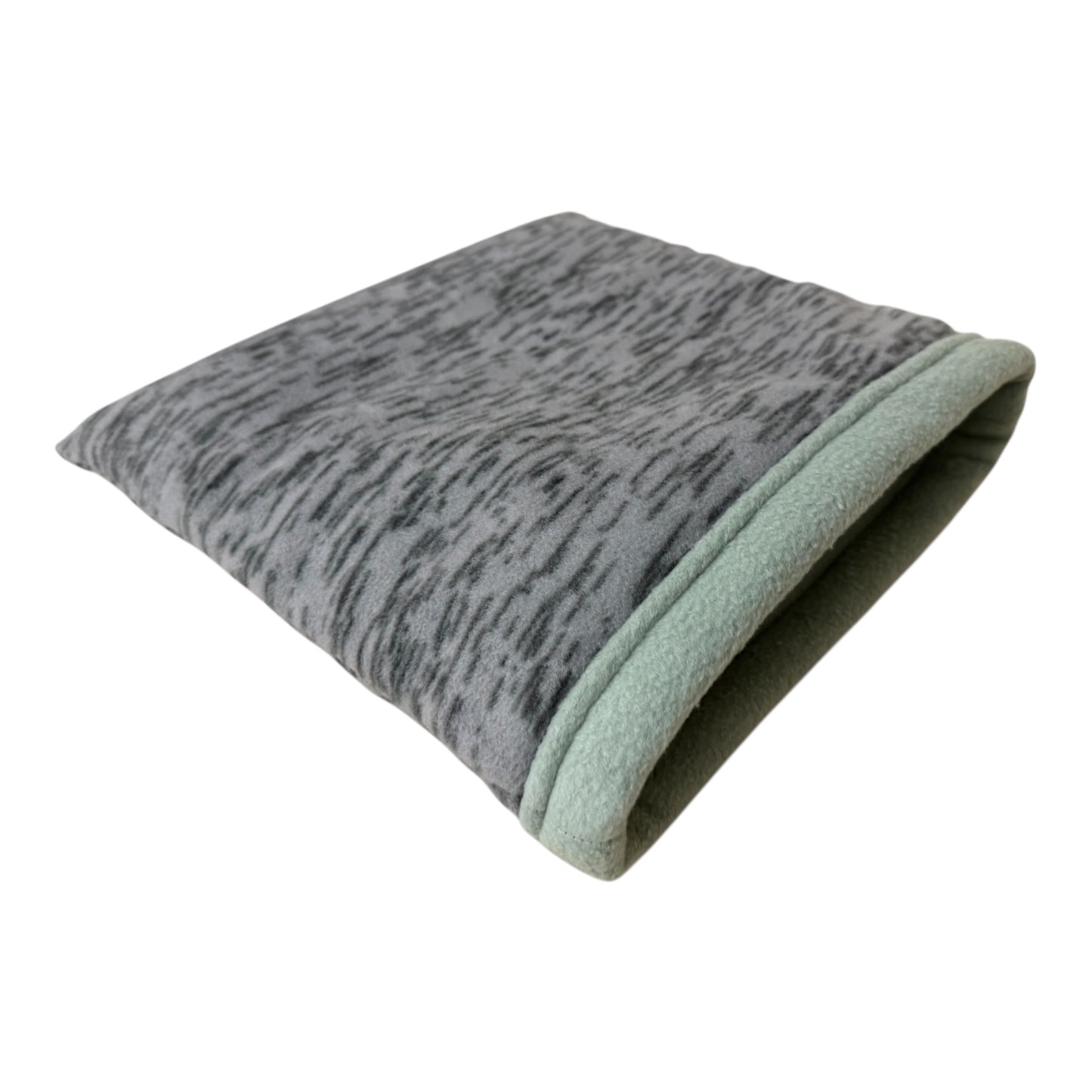 Flisinis guolis–miegmaišis jūrų kiaulytei – pilkas su dryžiais