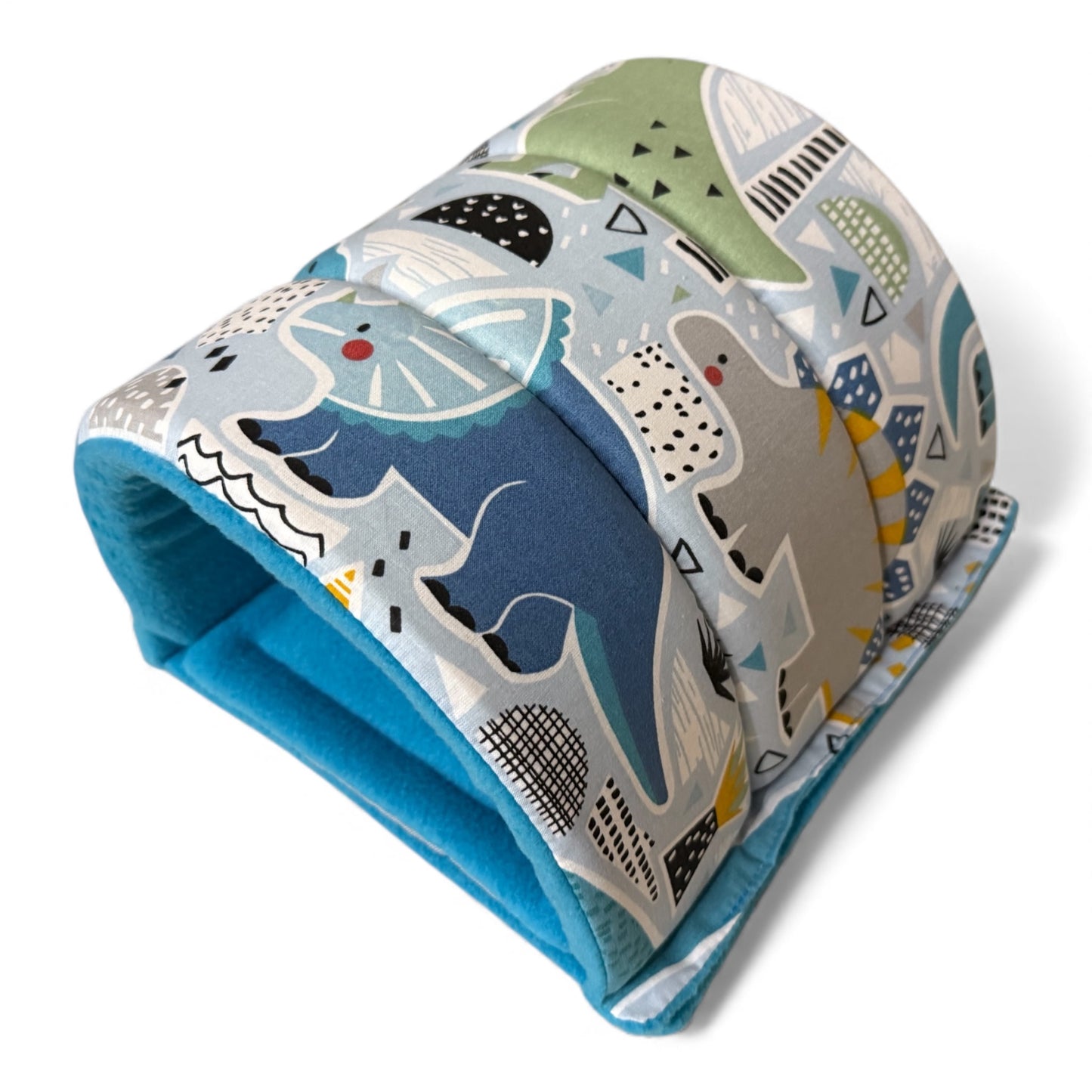 Šiltnamis – tunelio formos flisinis guolis jūrų kiaulytei – su dinozaurais