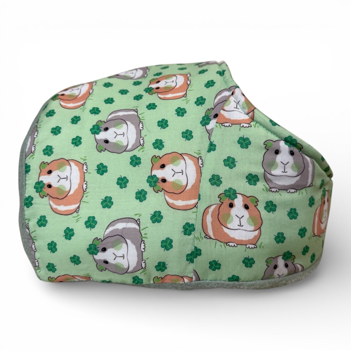 Karieta – flisinis guolis jūrų kiaulytei su kiaulytėm, žalias