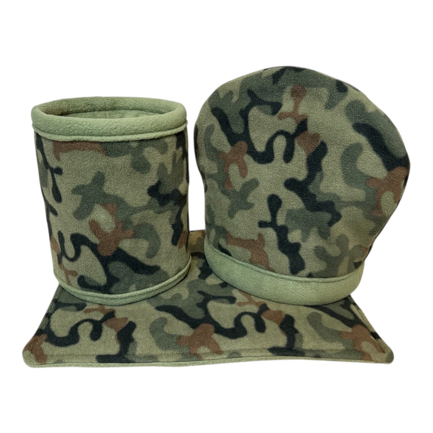 Komplektas jūrų kiaulytėms „Kamufliažas“ | Rankų darbo Lietuvoje