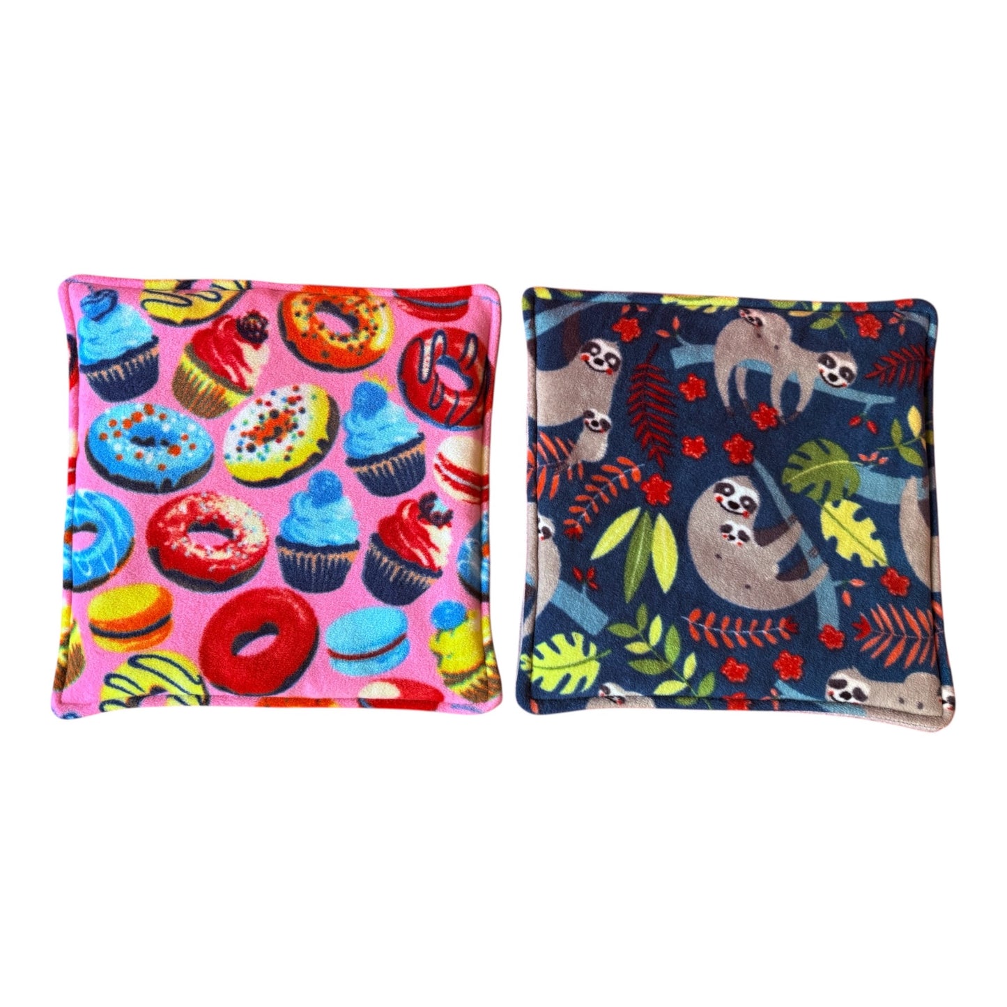 Pašikniukai jūrų kiaulytei (2 vnt) | Flisiniai paklotukai narvui, spurgos ir tinginiai