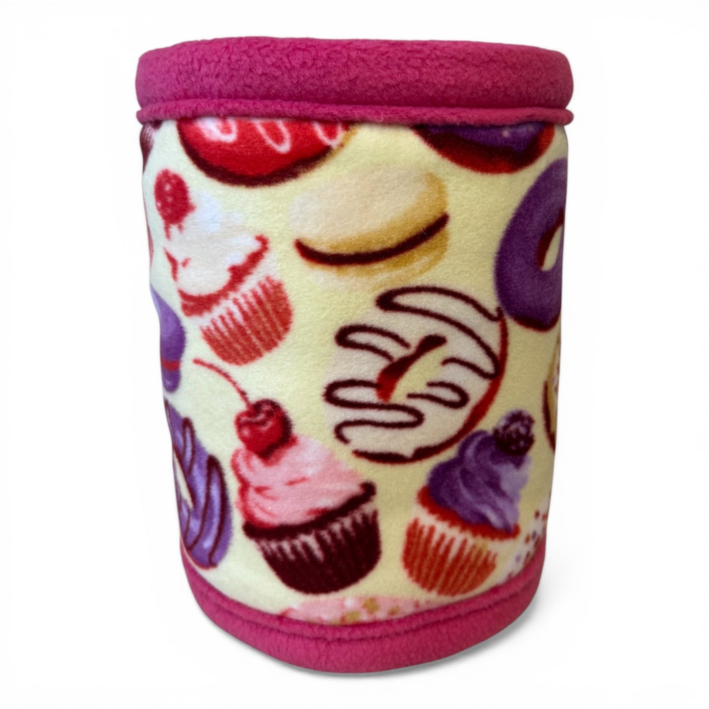 Flisinis tuneliukas jūrų kiaulytei – rožinis su desertais